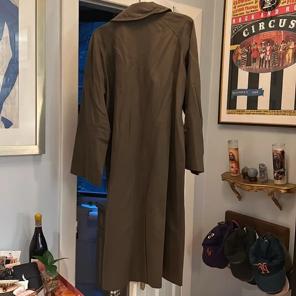 Sezane Clyde Trench Coat — Dark Green - Picture 5 of 5